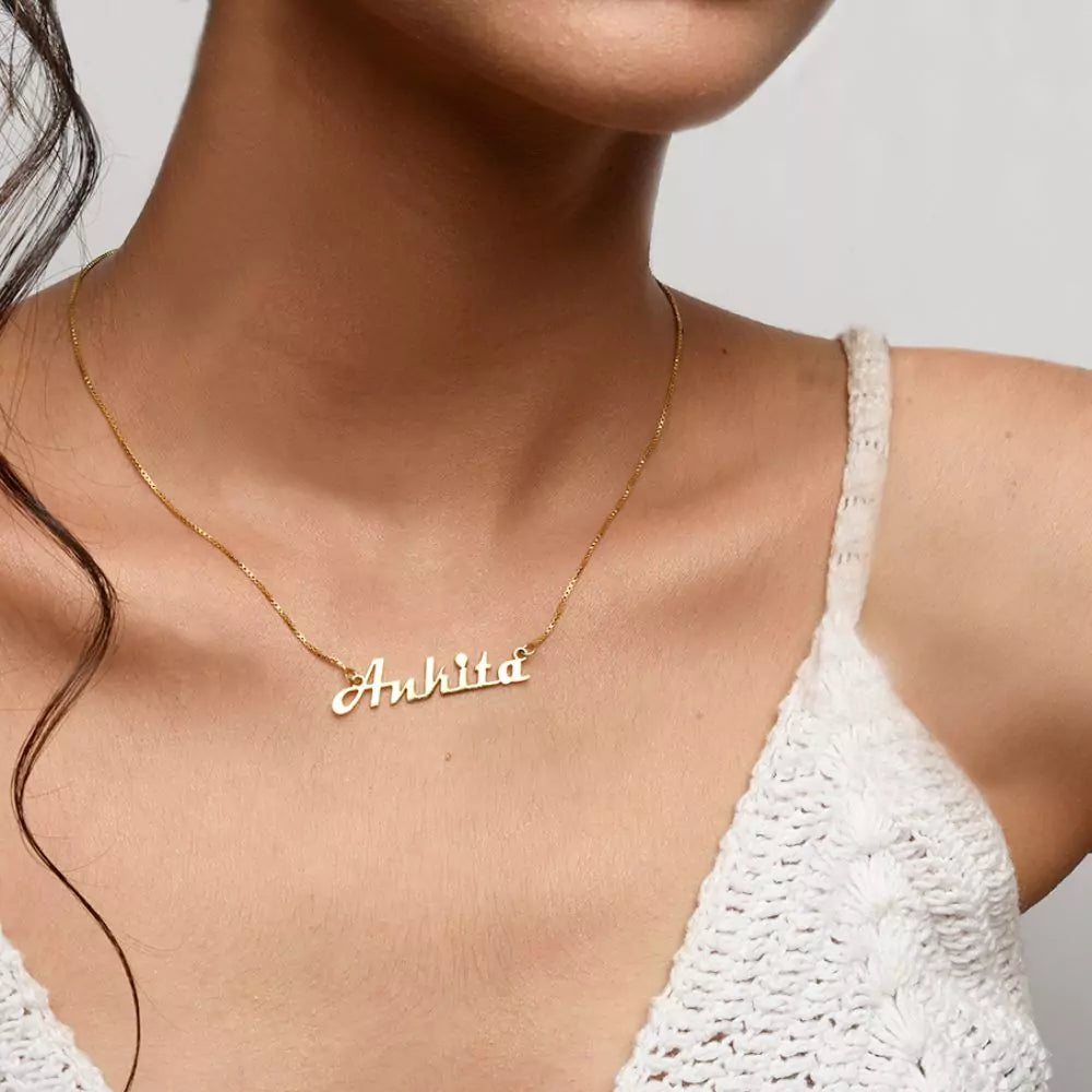 Signature Name Pendant – Custom Personalized Jewelry Ampkrafts