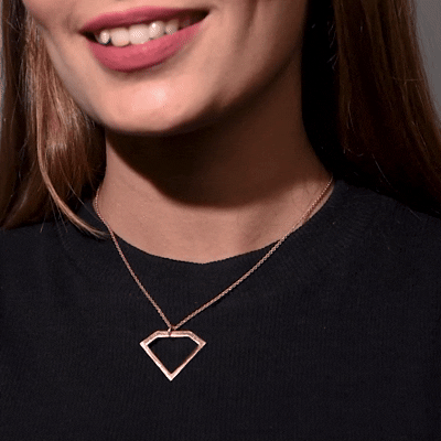 Classic Diamond Pendant Necklace