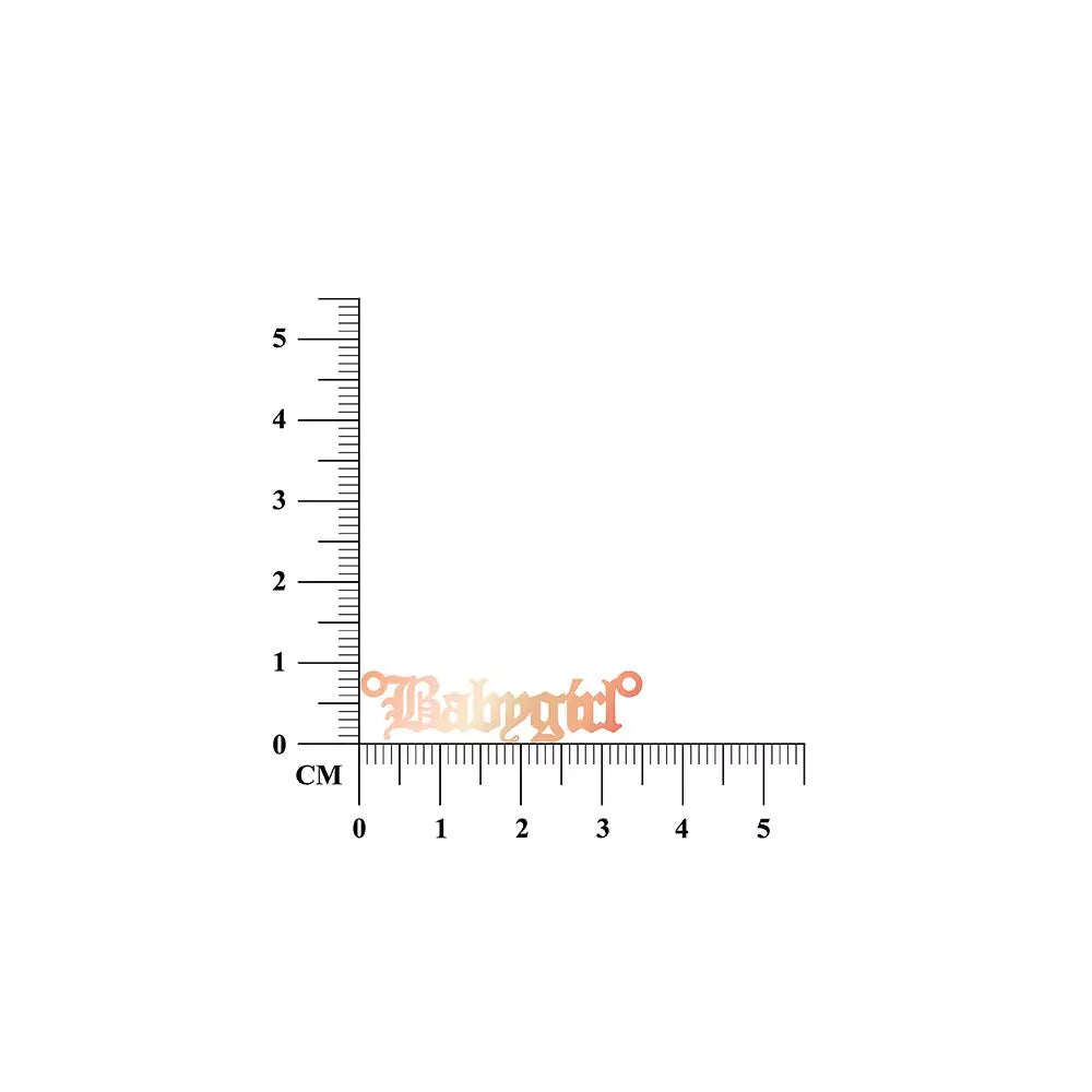 Old English Custom Name Pendant