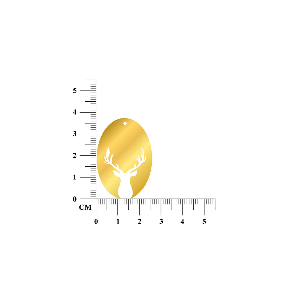 Deer Face Pendant Necklace - Rustic Nature-Inspired Jewelry for Women