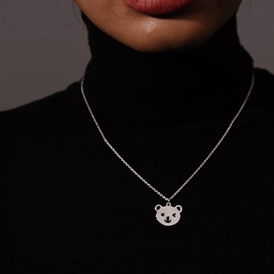 Teddy bear Necklace