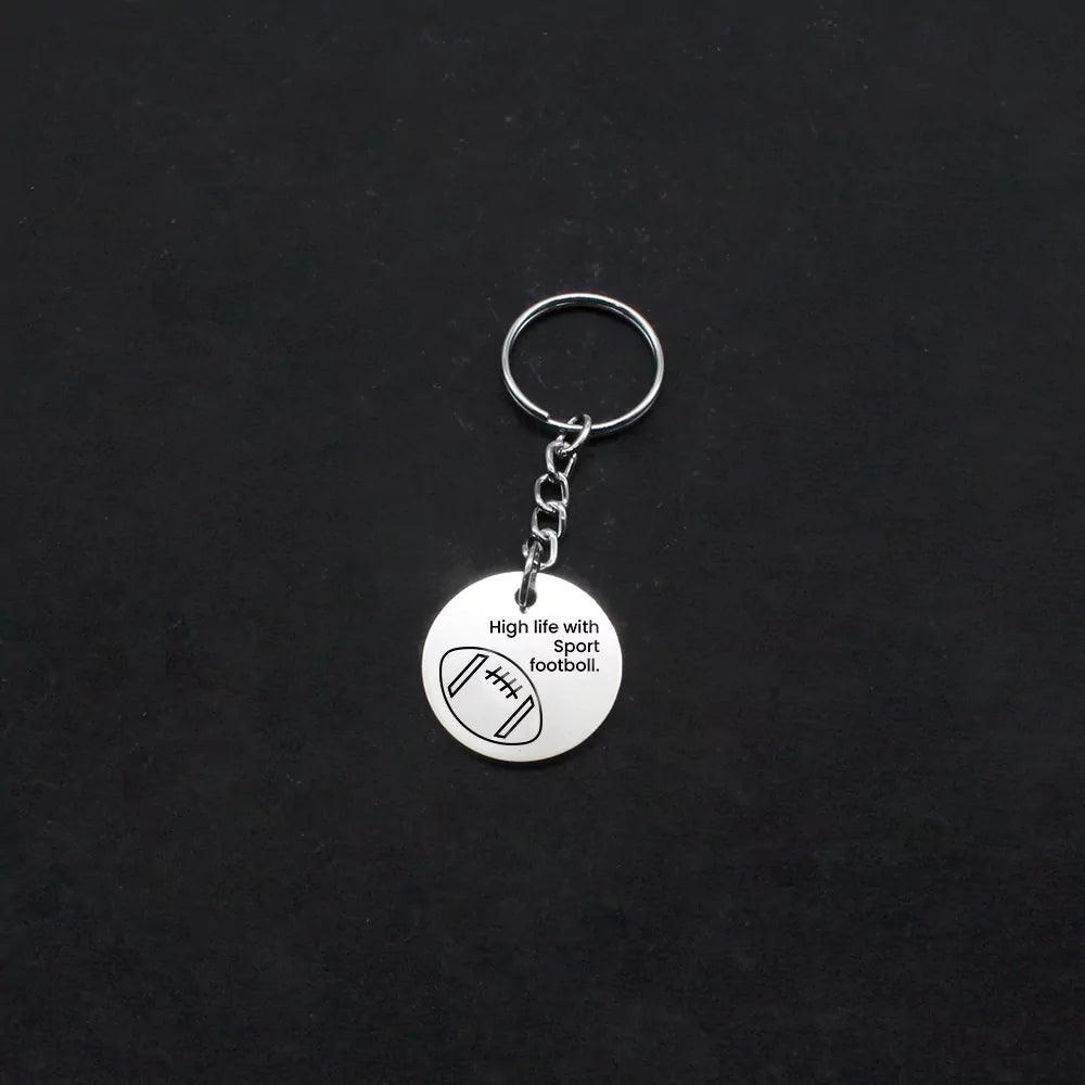 Sportsman Keychain | Athlete Keychain | Sports-Themed Keychain - Ampkrafts