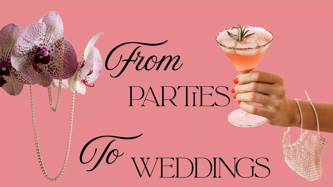 Cocktail necklace collection with bold, sparkling and playful pendant designs