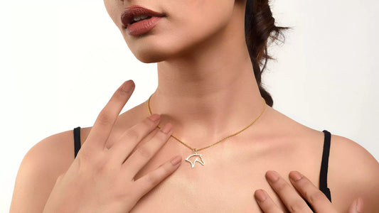 Ampkrafts personalised silver, gold, and rose gold necklaces, bracelets, and keychains styled with winter outfits