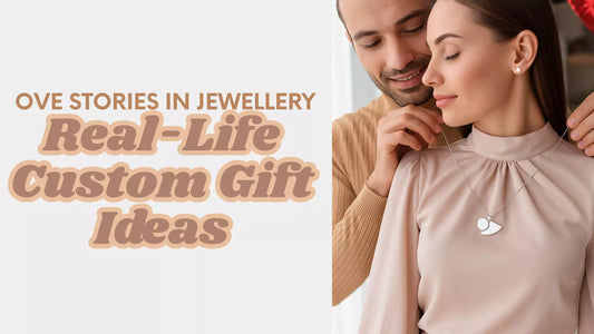 Personalised jewellery with engraved names, dates, and love notes