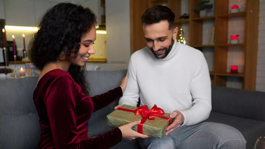 Personalised stainless steel and brass jewellery gifts for male fiancé