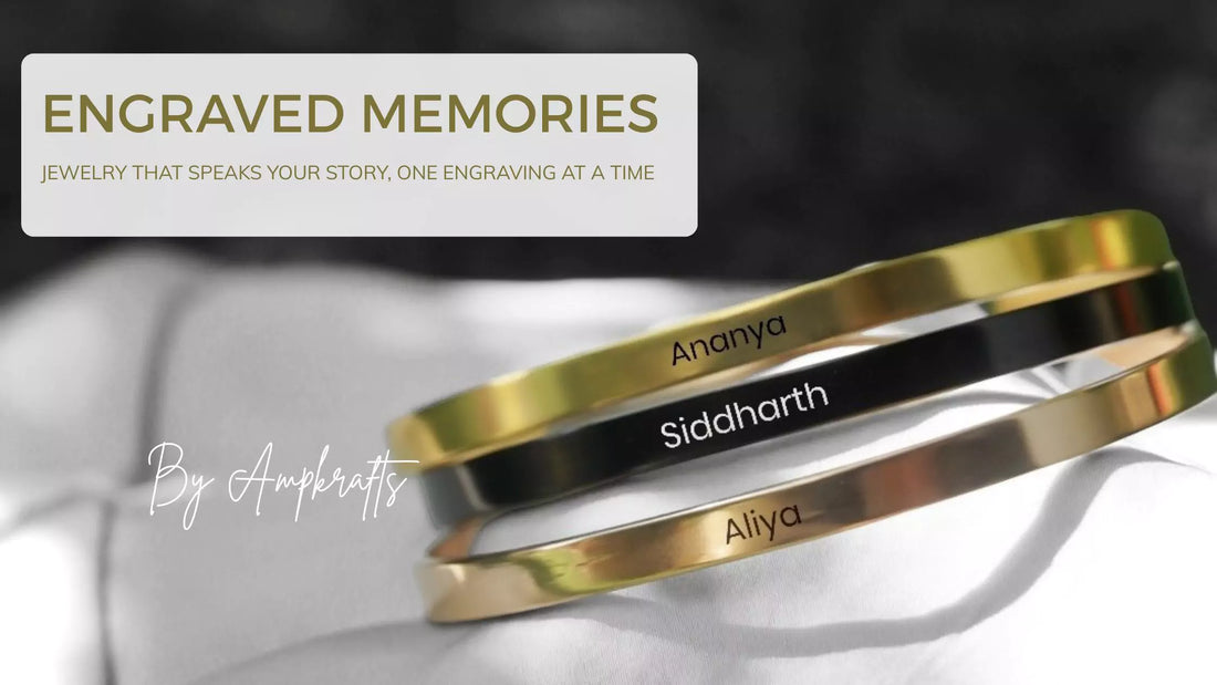 Engraved personalized jewelry – custom bracelets and necklaces from AMPKRAFTS