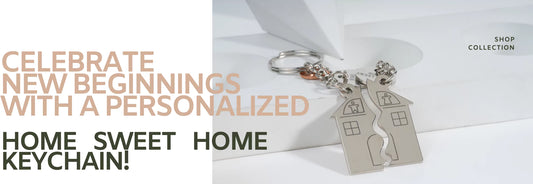 Personalized 'Home Sweet Home' Keychain: The Perfect Gift for New Homeowners