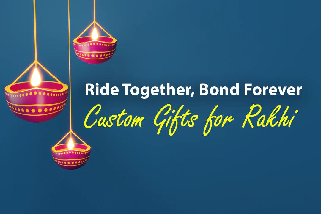Ride Together, Bond Forever: Custom Gifts for Rakhi | Bike Keychains for Raksha Bandhan - Ampkrafts