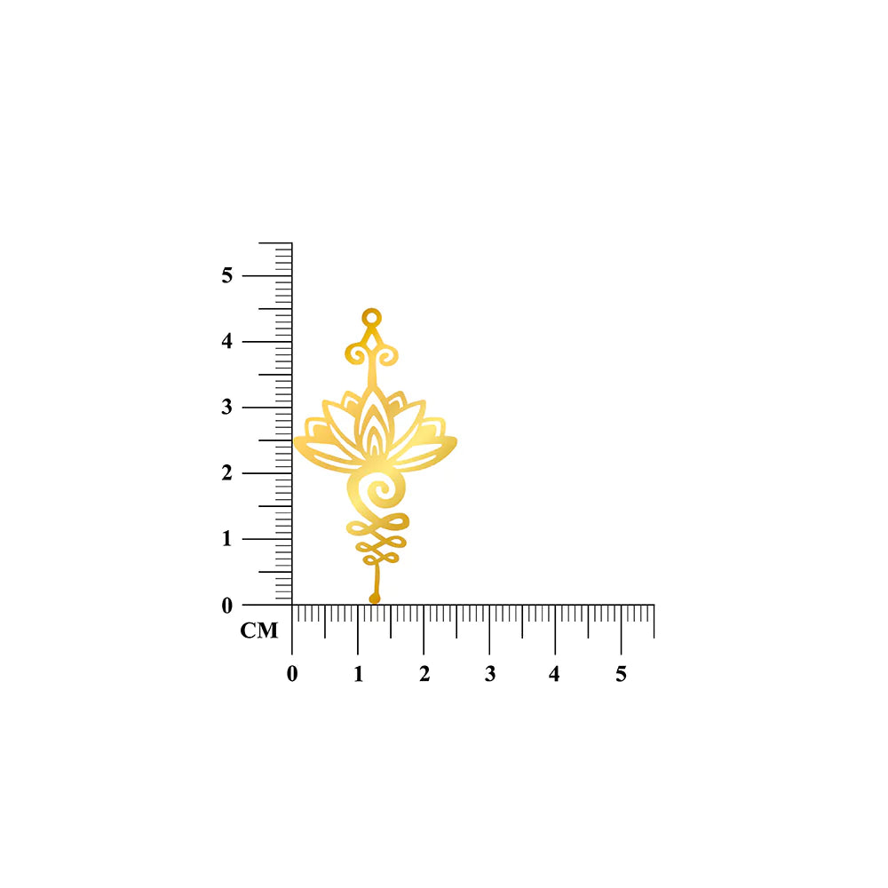 Blooming Lotus Pendant Necklace