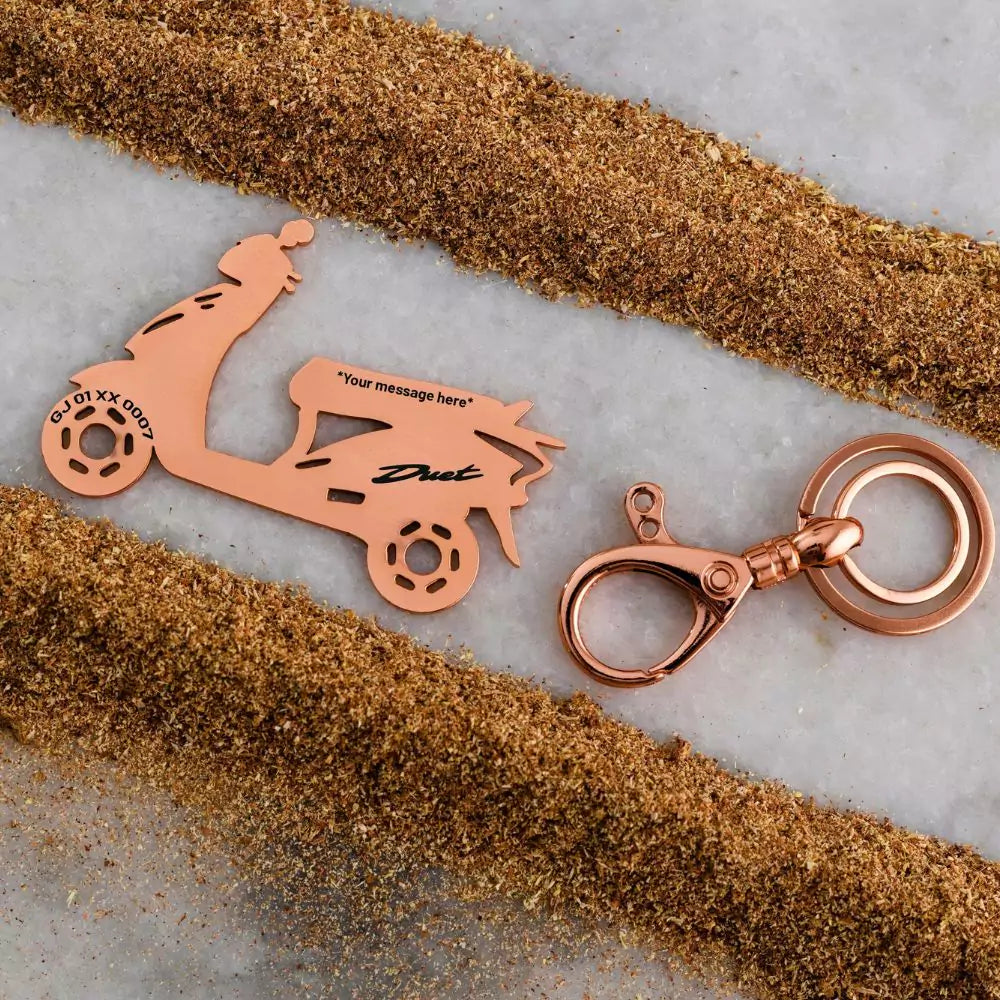 Hero Duet keychain with elegant finish for daily use