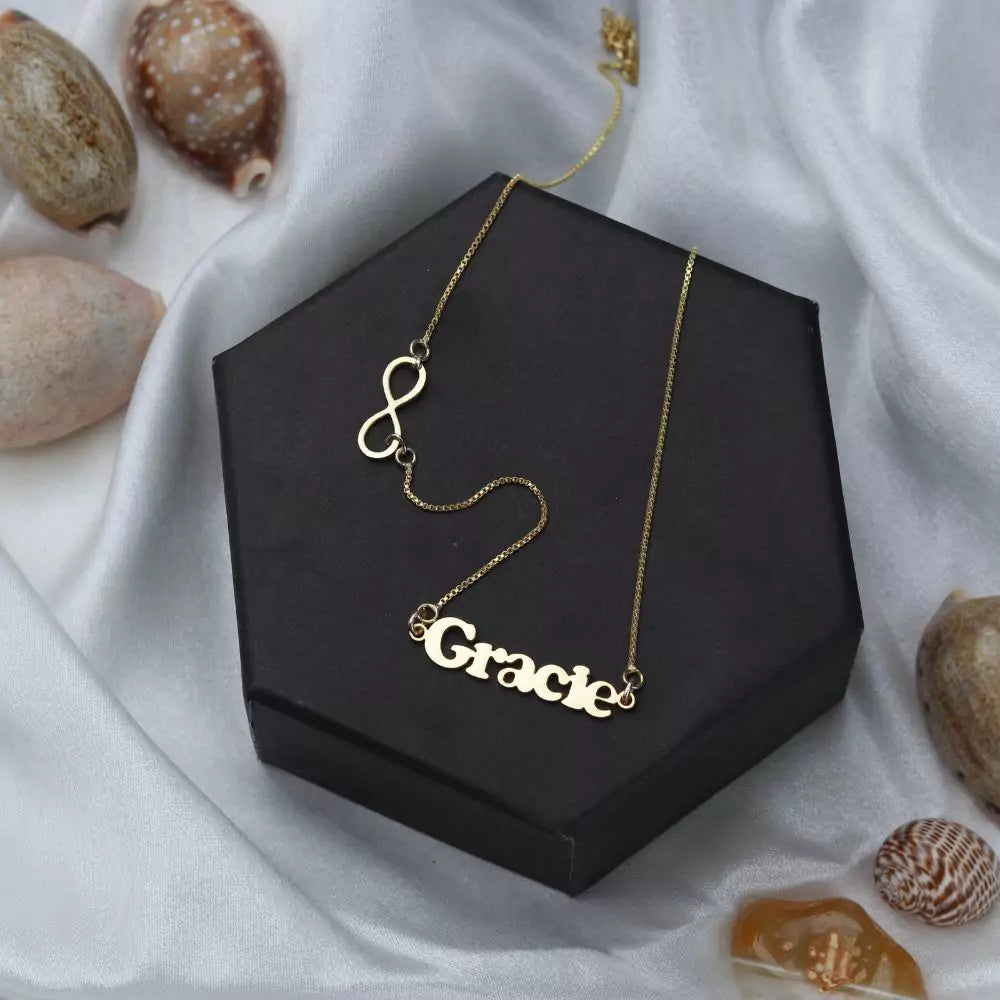 For Me, With Love Name Pendant