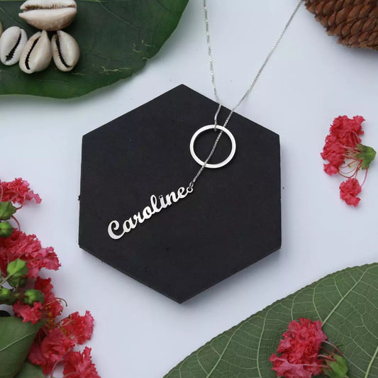 Luminous Halo Name Pendant