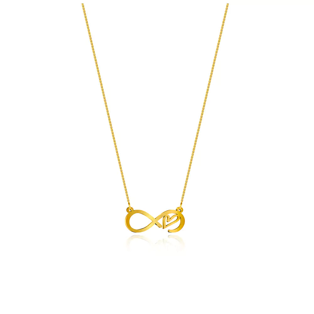 Heartily Pendant Necklace – A Symbol of Love in Gold Finish