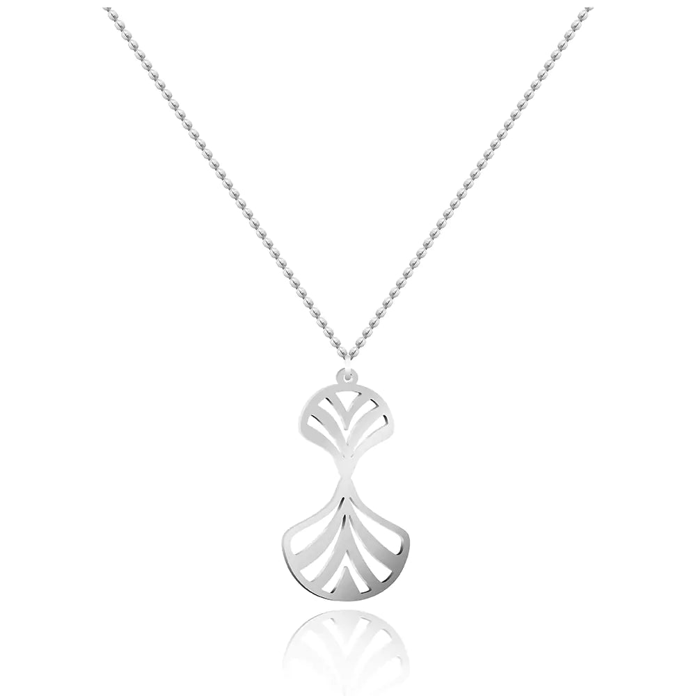 Shell Pendant Necklace – Nautical-Inspired Jewelry in Silver Finish