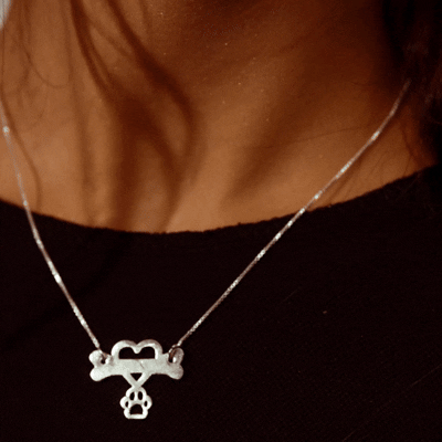 Pawbone Pendant Necklace