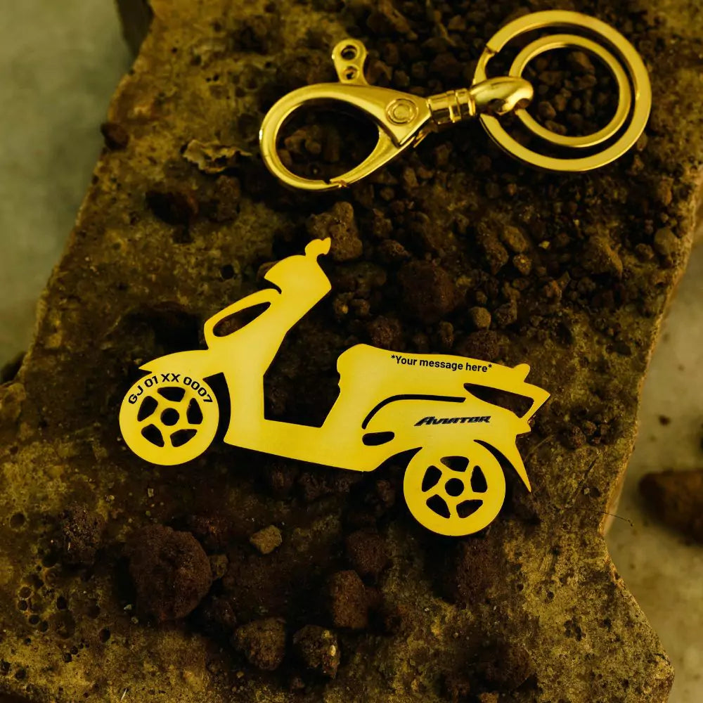 Honda Aviator Scooter Keychain