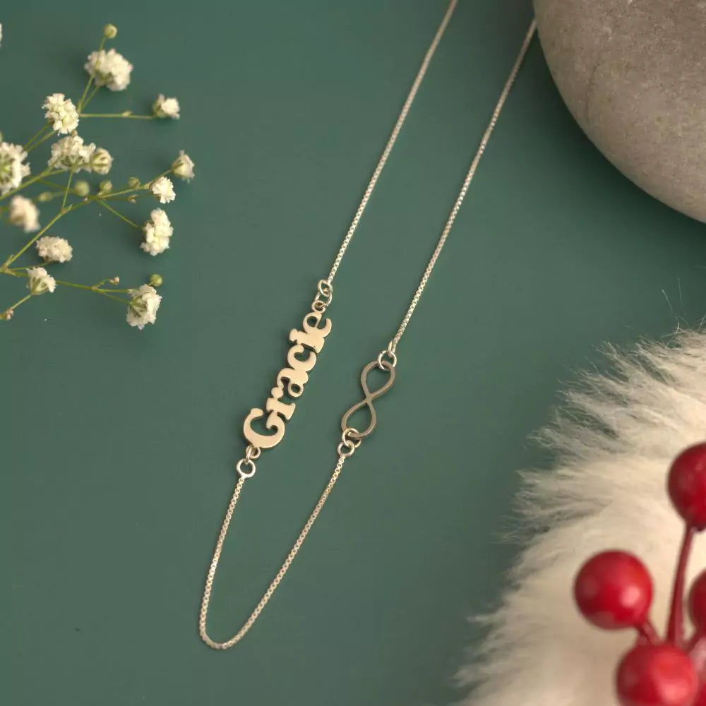 For Me, With Love Name Pendant