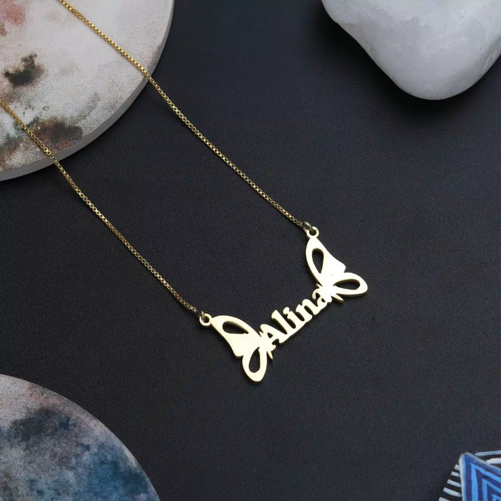 Flutter Name Pendant