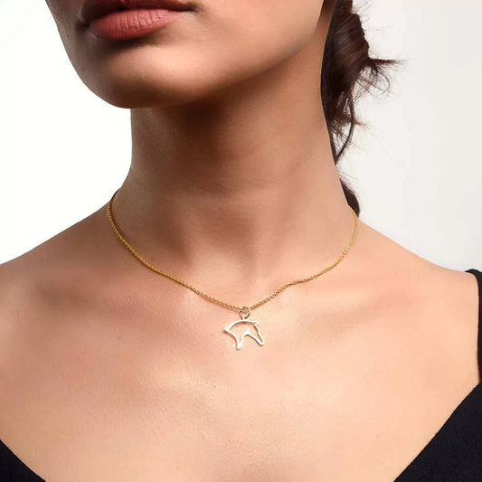 Horse Pendant Necklace - Elegant Equestrian Jewelry for Women