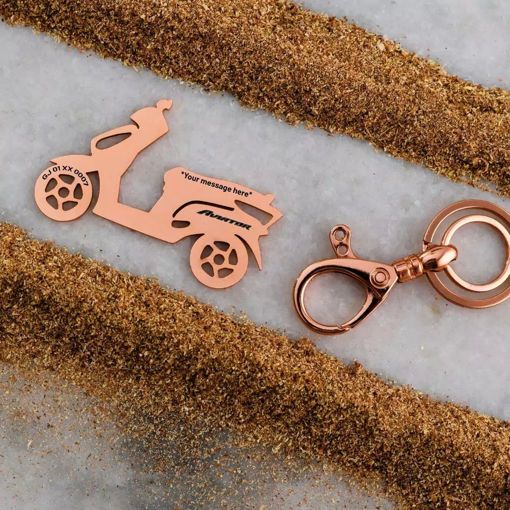 Honda Aviator Scooter Keychain