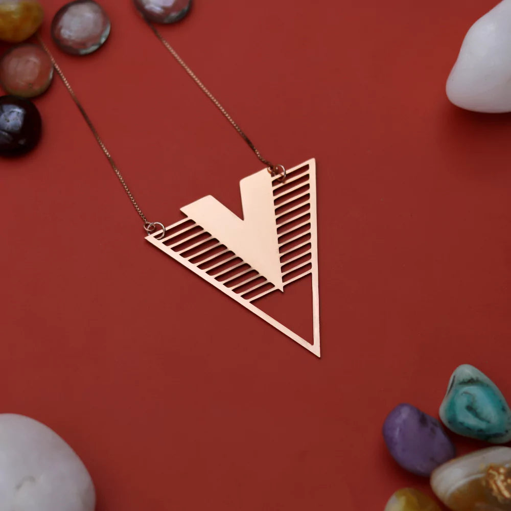 Flowstone Pendant Necklace - Natural Stone Jewelry for Modern Elegance