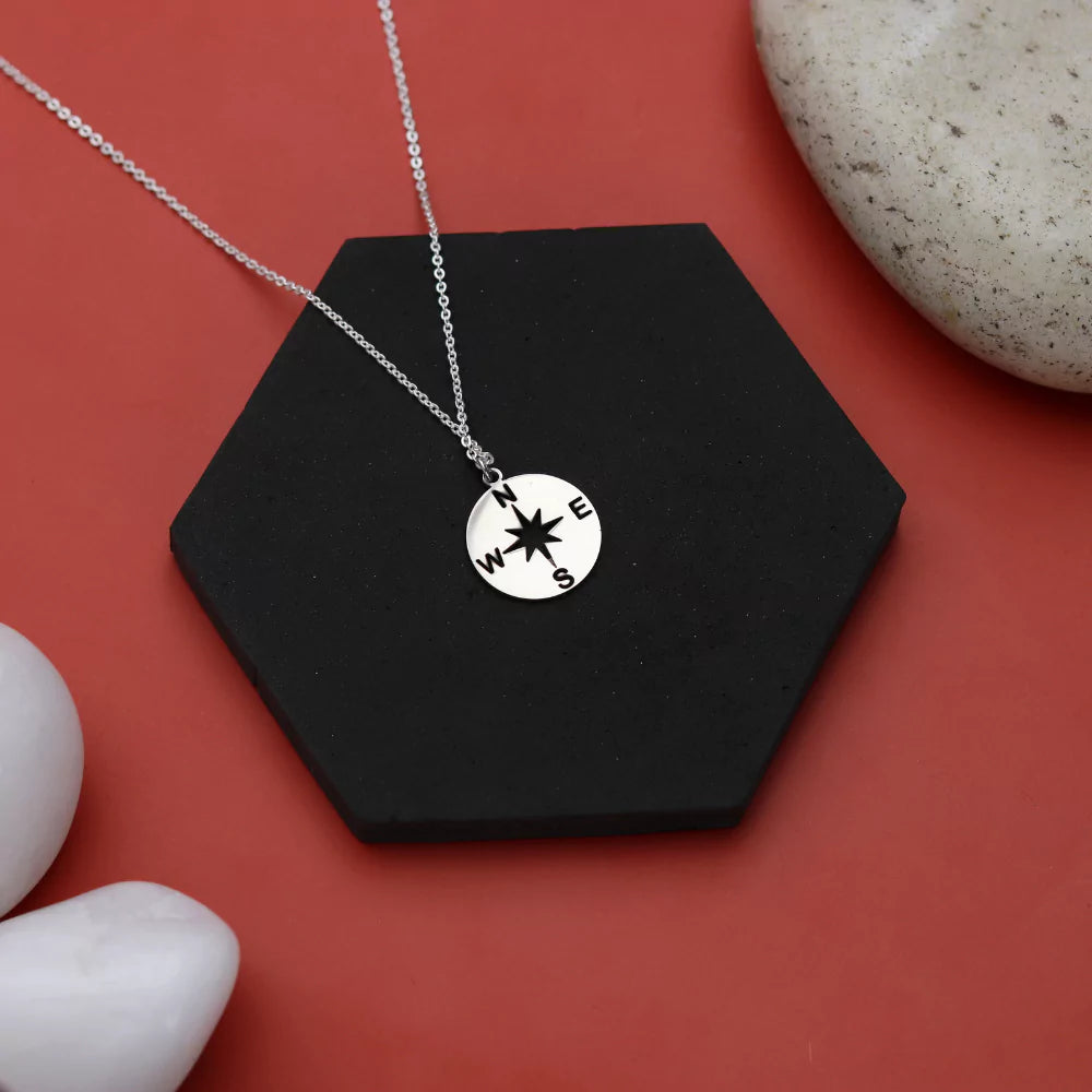 Compass Pendant Necklace - Timeless Navigation-Inspired Jewelry for Women