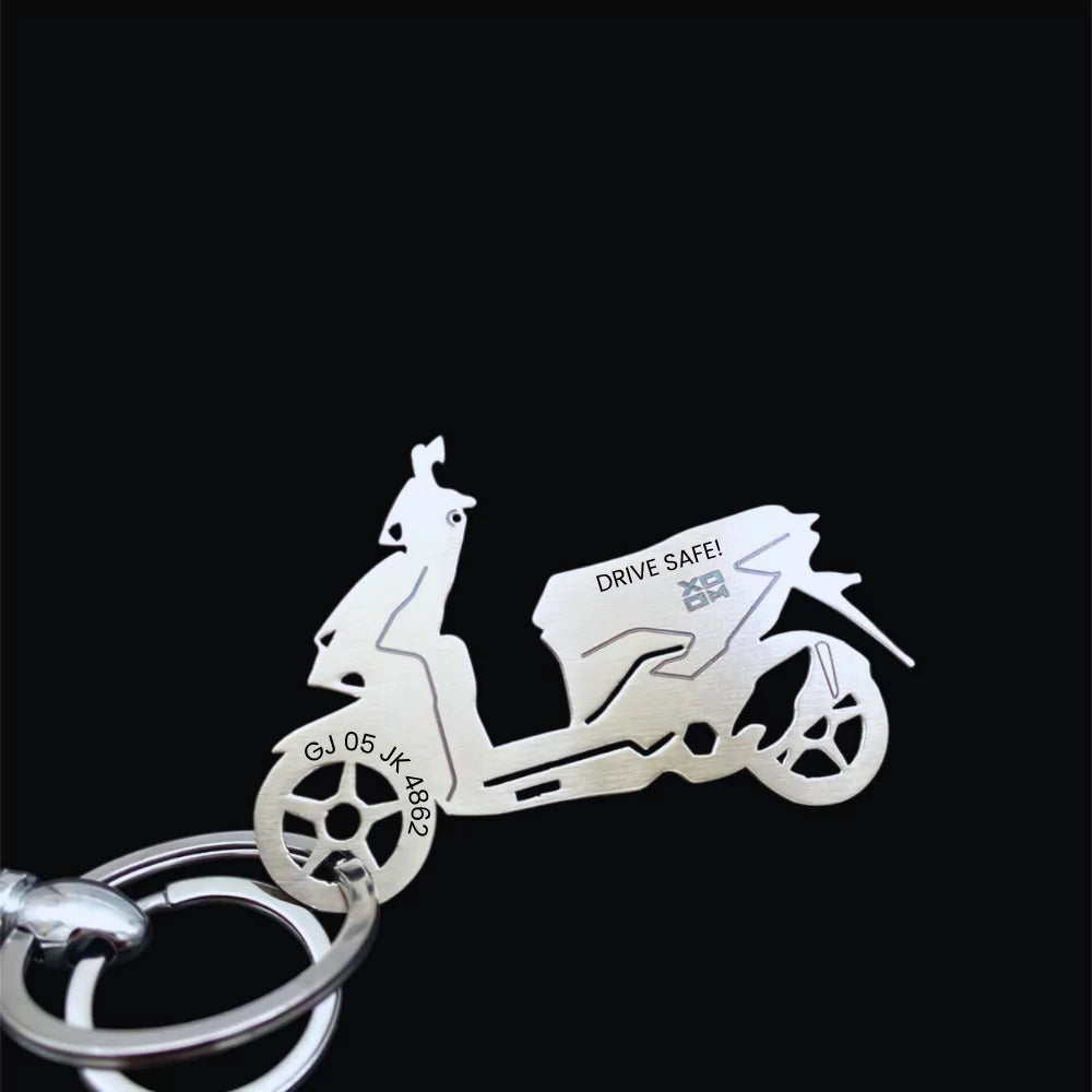 Hero Xoom XTEC keychain gift in silver, gold, and rose gold options