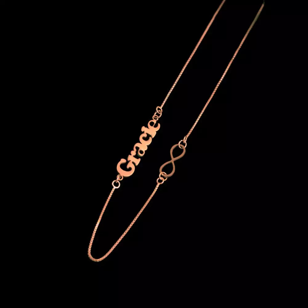 For Me, With Love Name Pendant