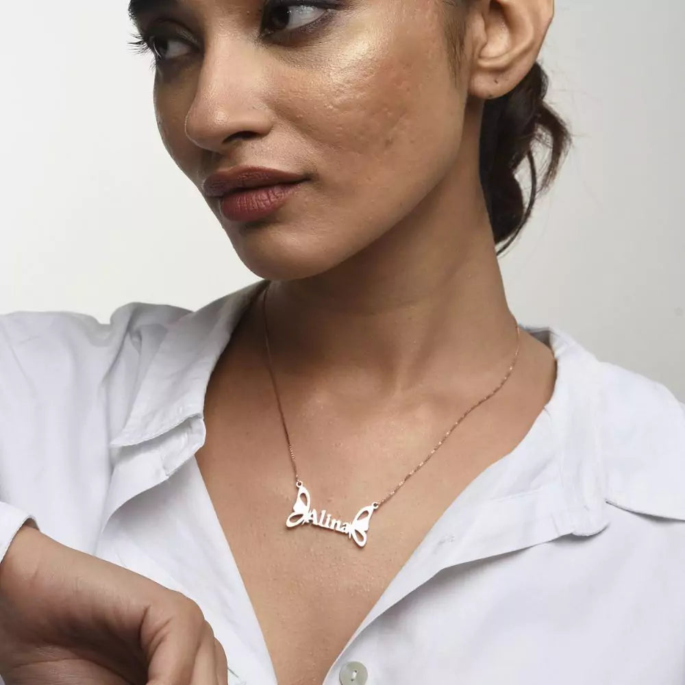 Flutter Name Pendant