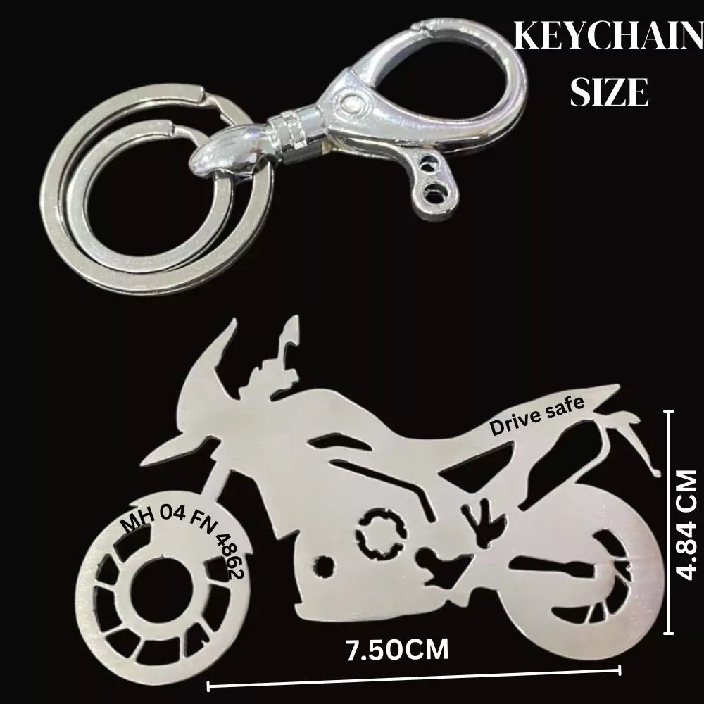 Triumph Tiger 900 GT personalized metal keychain