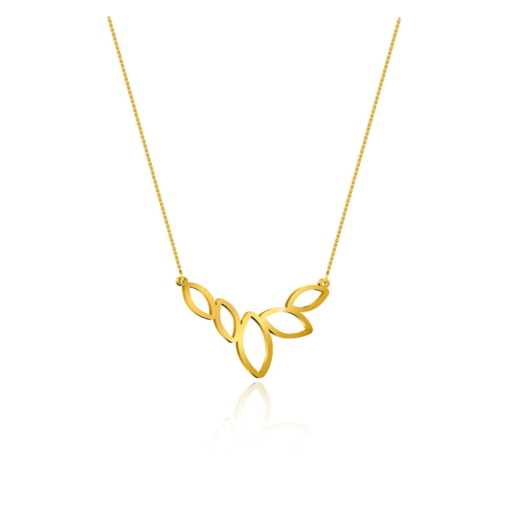 Leaves Pendant Necklace - Elegant Nature-Inspired Jewelry for Women