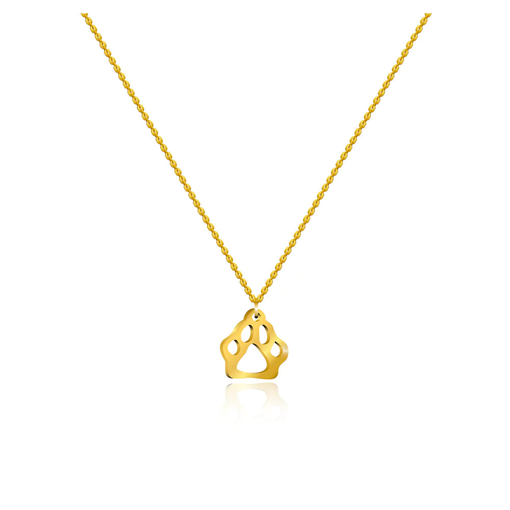 Paw Print Pendant Necklace - Personalized Pet-Inspired Jewelry for Animal Lovers