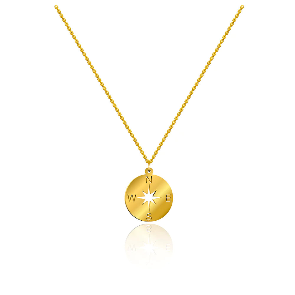 Compass Pendant Necklace - Timeless Navigation-Inspired Jewelry for Women