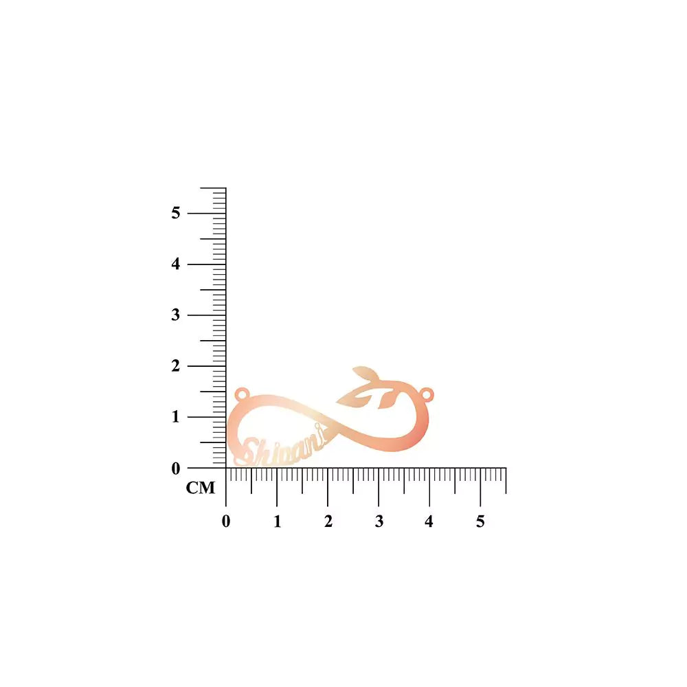 Infinite growth Custom name Pendant