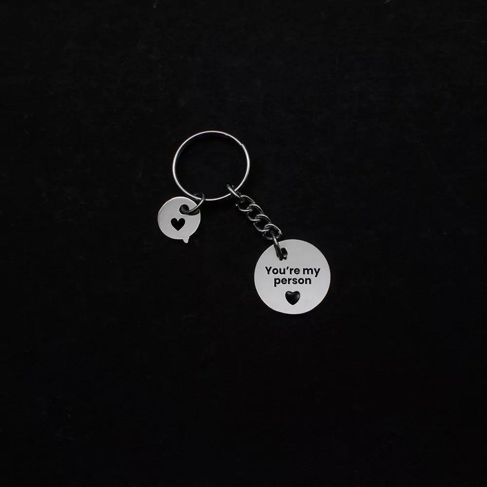 Heart Couple keychain