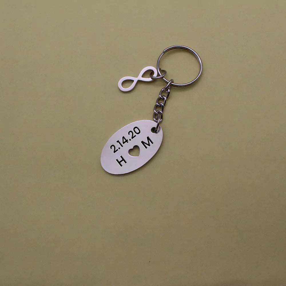 Forever infinity keychain