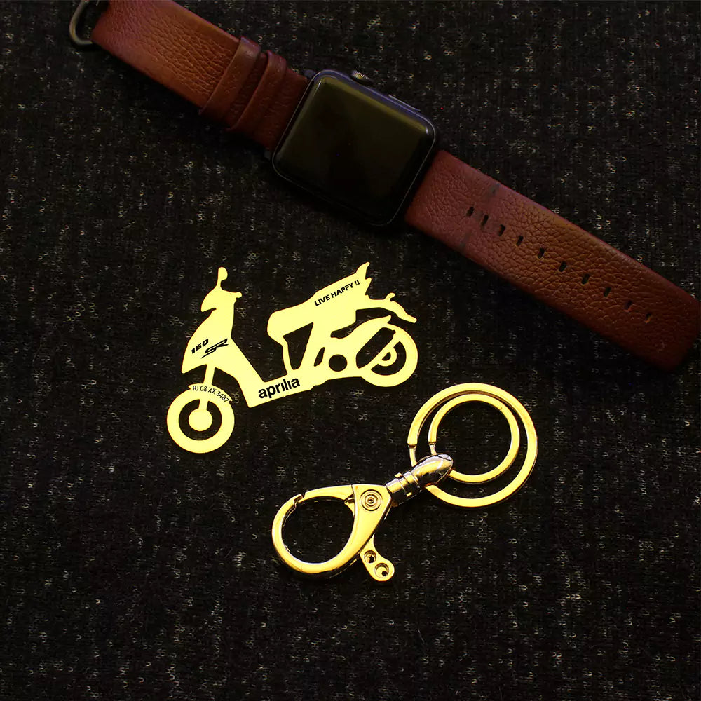 Aprilia | Personalized Bike Keychain