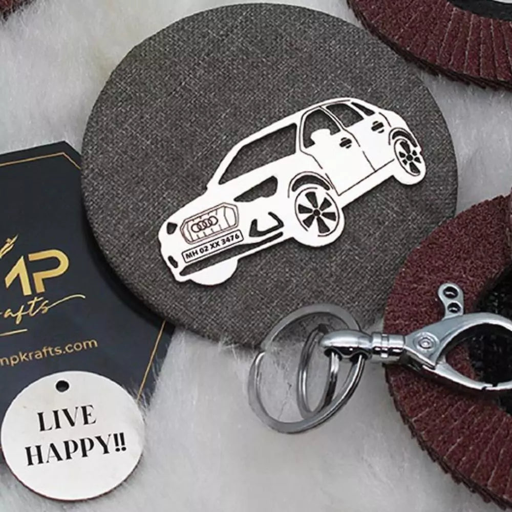 Audi Q3 car keychain – perfect gift for compact SUV lovers