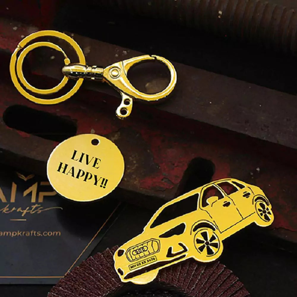 Gift-ready Audi Q3 keychain for birthdays and special occasions