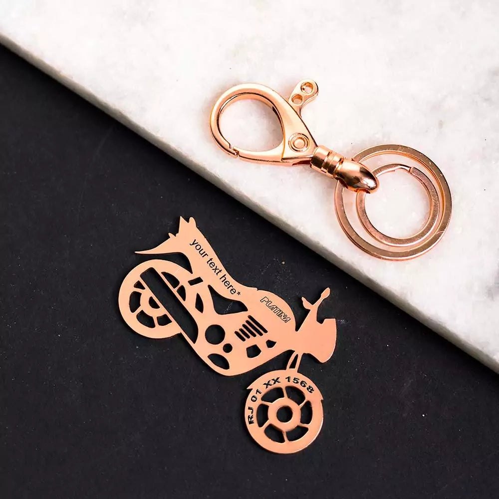 Bajaj Platina personalised keychain – small gift, big meaning