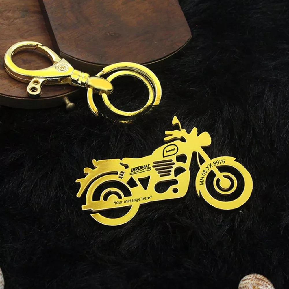 Benelli Imperiale keychain – stylish gift for bike enthusiasts