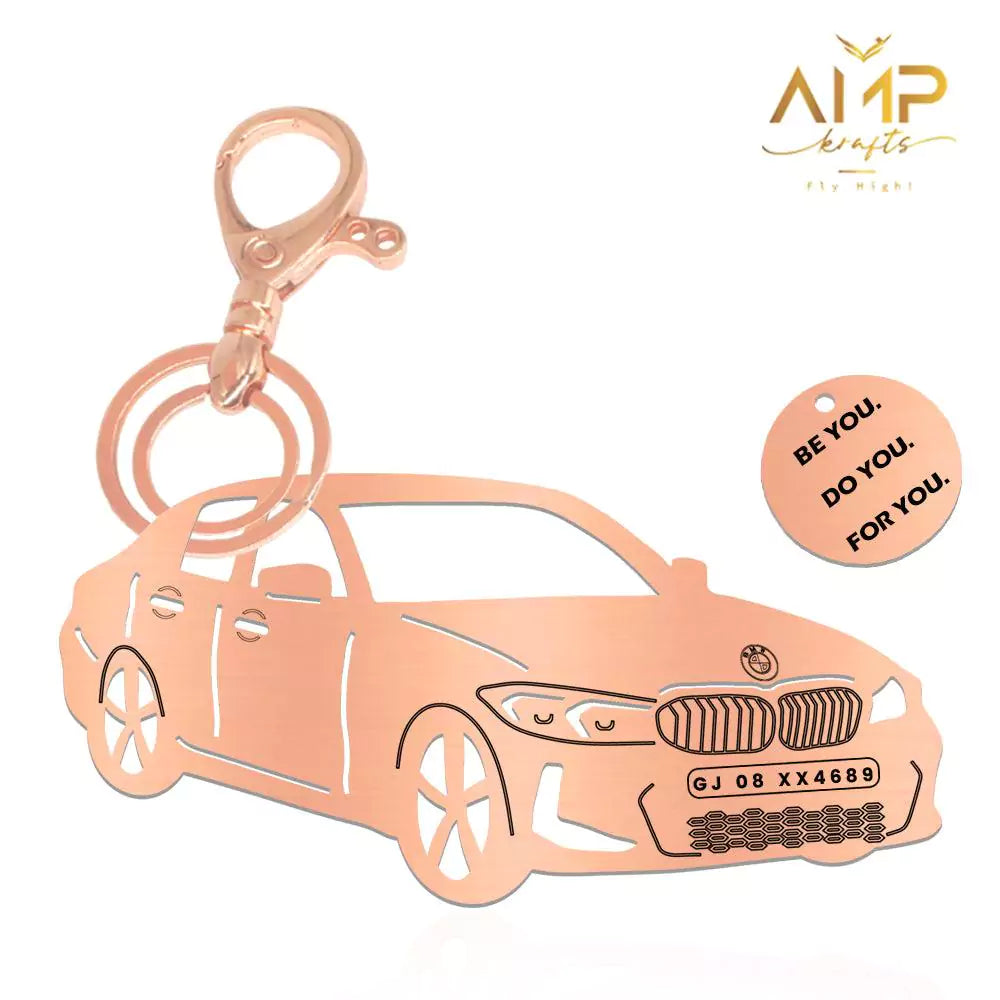 BMW 3 Series keyring with clean and elegant design