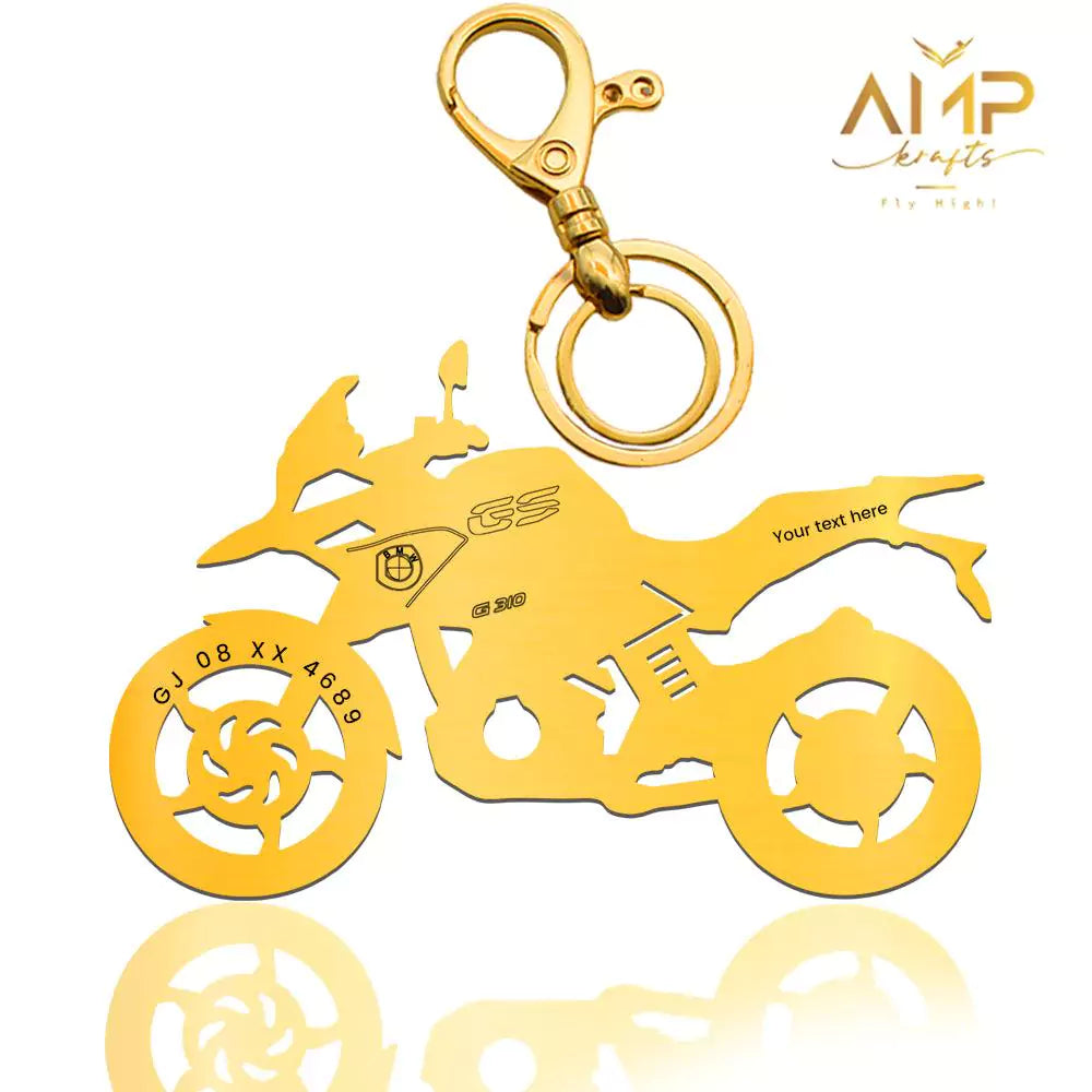 Romantic gift BMW bike keychain for boyfriend