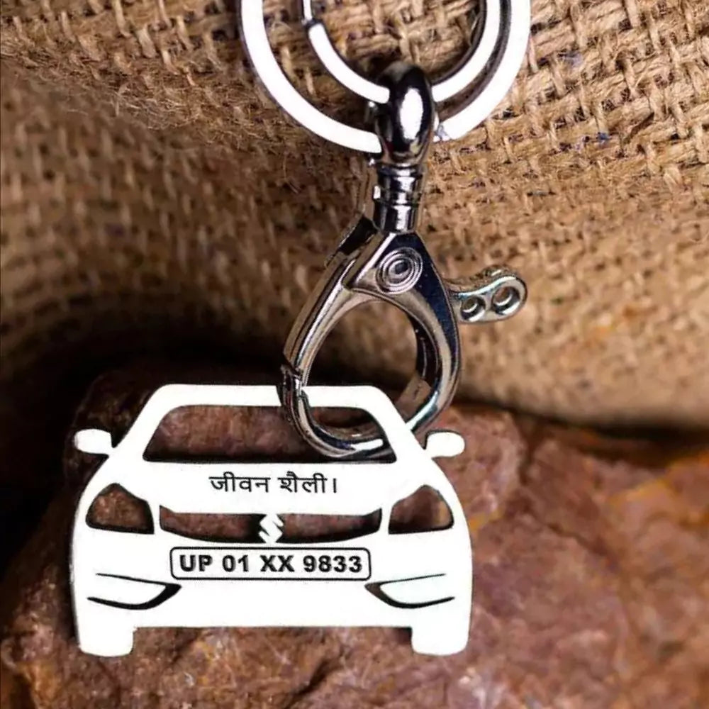 Maruti Suzuki Ciaz personalized keychain, elegant everyday car companion