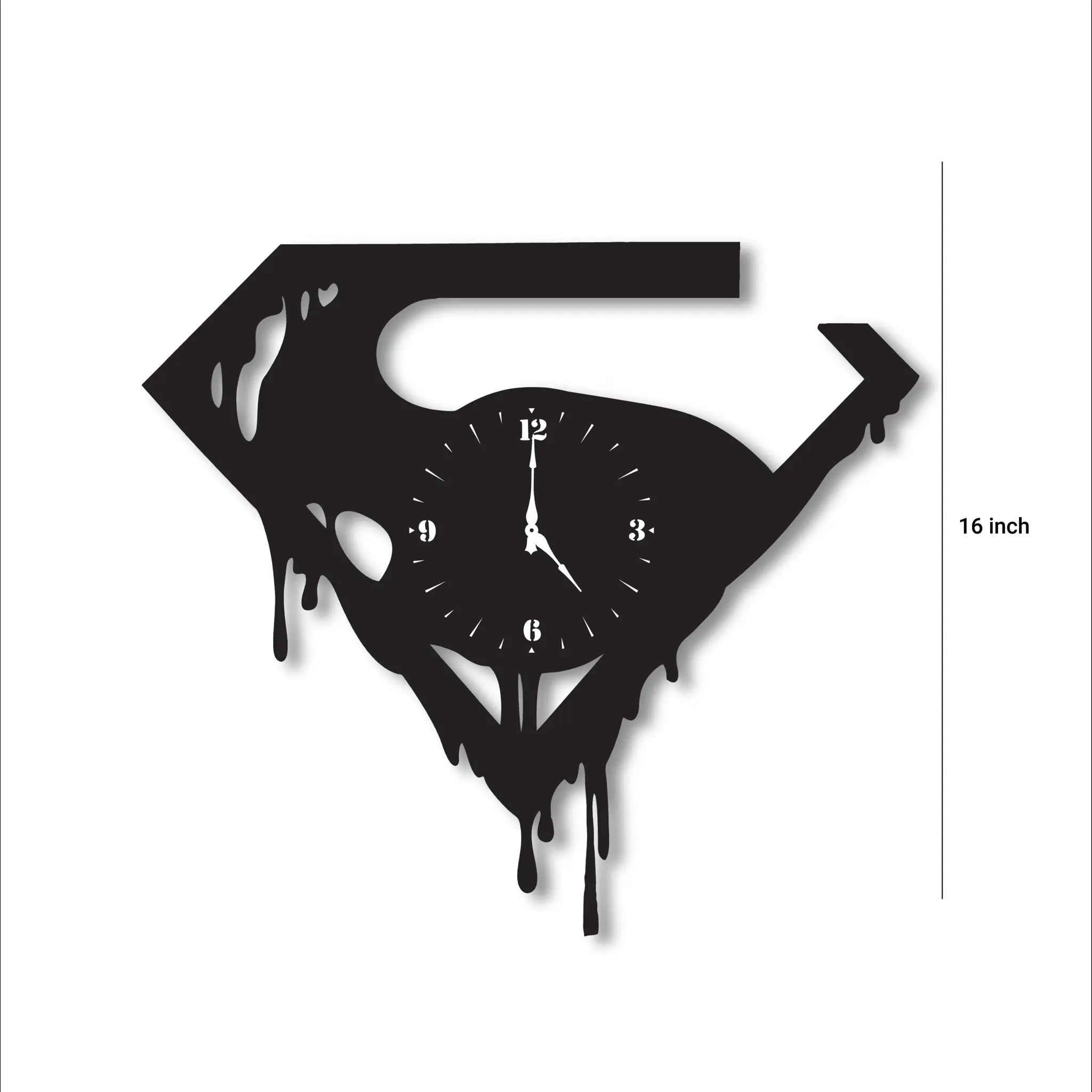 Man of Metal Record Wall Clock: An Exceptional Present for Comic Book Aficionados and Superhero Birthday Celebrations