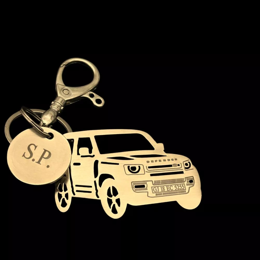 Defender Custom Gift Personalized Land Rover Defender Keychain – Premium Custom Car Gift ...