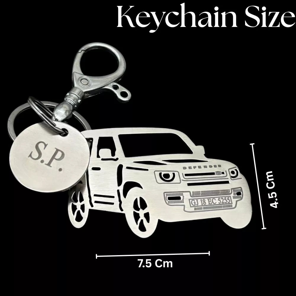 Luxury car keychain gift for SUV lovers