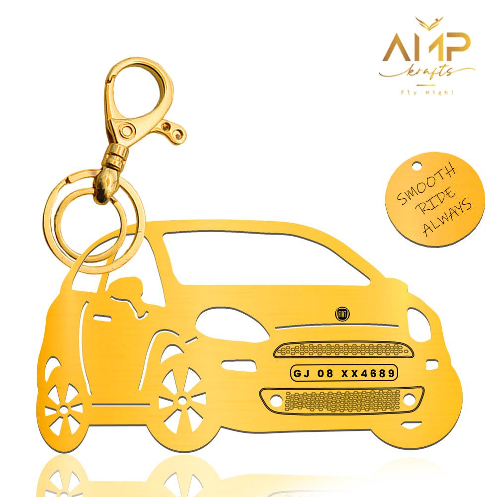 Fiat Punto Evo (2018) Keychain - Ampkrafts