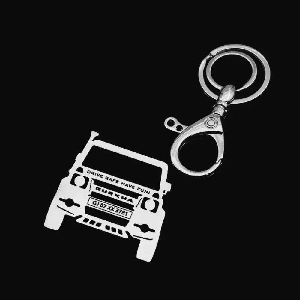 Force Gurkha name keychain built for off-road lovers